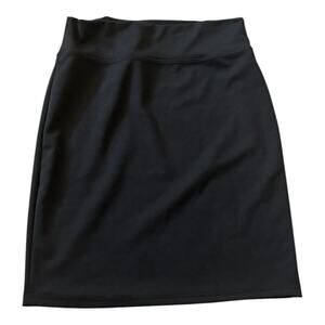 Sweet Heart Black Straight Skirt Size M